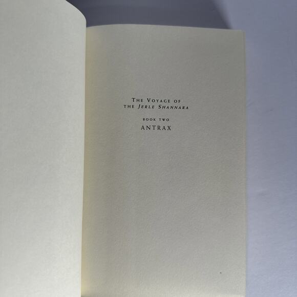 The Voyage of the Jerle Shannara Ser.: Antrax by Terry Brooks (2001, Hardcover) - Picture 8 of 10